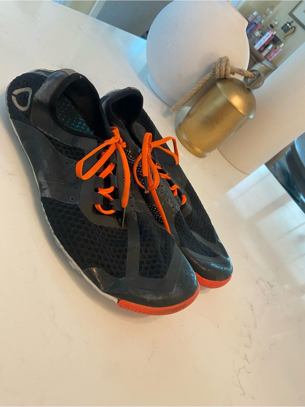 Men's Skorka Black with Orange Accents